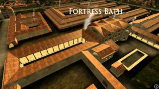 Animation of ancient Roman Fort in Caerleon Wales [upl. by Market946]