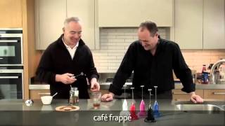 How to make a frappé coffee using an aerolatte milk frother [upl. by Berwick442]