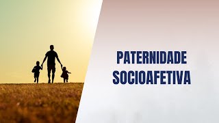 Paternidade socioafetiva [upl. by Arv]