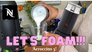 How To Foam Milk With Aeroccino 3 Make Coffee With Foam Tips amp Tricks  Easy Foamed Latte Recipe [upl. by Nylla632]