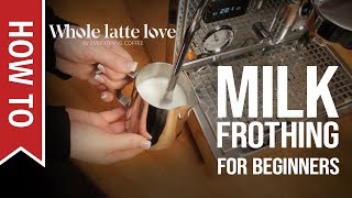 How To Milk Frothing for Beginners 5 Tips [upl. by Enwad422]