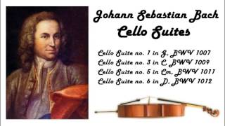 Johann Sebastian Bach  Cello suites in 432 Hz great for reading or studying [upl. by Lombardy633]