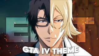 Aizen x Urahara  GTA IV Theme Edit [upl. by Madlin]